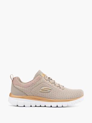 Skechers Slip-on маратонки Сиво-кафяв