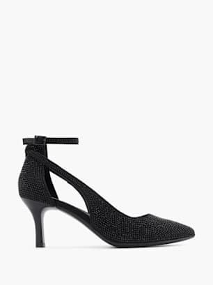 Graceland Spangenpumps Schwarz