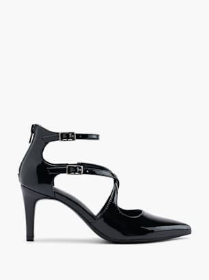 Catwalk Pump med spänne Svart