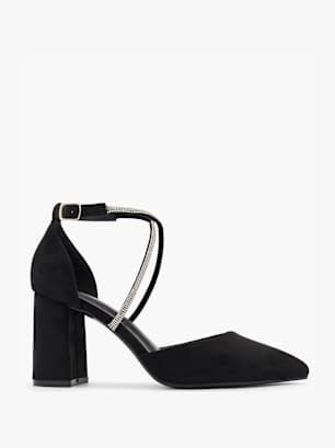 Catwalk Pump med spänne Svart