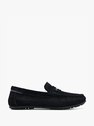 AM SHOE Mokassin Schwarz