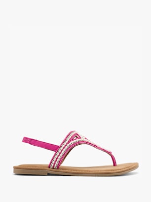 5th Avenue Sandal med tå-split Pink