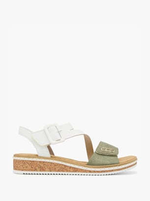 Rieker Sandale Blanc