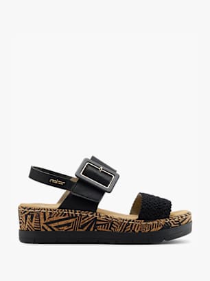 Rieker Sandale Noir