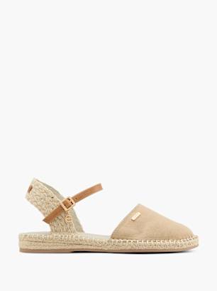 ESPRIT Espadrilky Sivohnedá