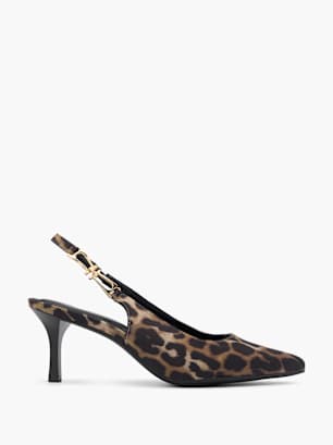 Catwalk Slingback salonarji Rjava