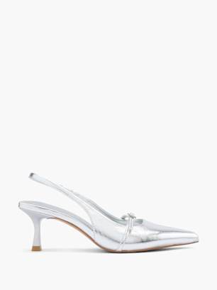 Catwalk Slingpumps Silber