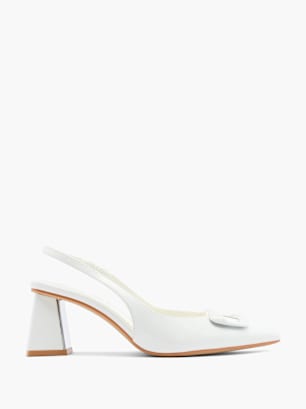 Catwalk Slingback salonke Bijela