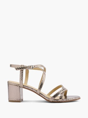5th Avenue Högklackad sandal Silver