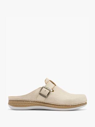 Easy Street Sapato de casa aberto Bege