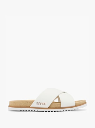 ESPRIT Отворени домашни чехли Бял