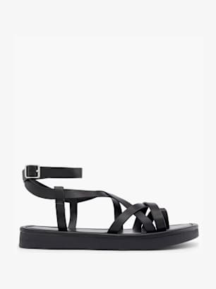 Catwalk Toe post sandal Black