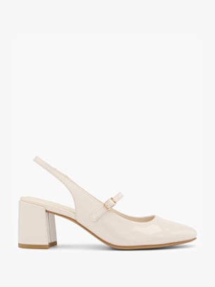 Graceland Slingback salonke Bež