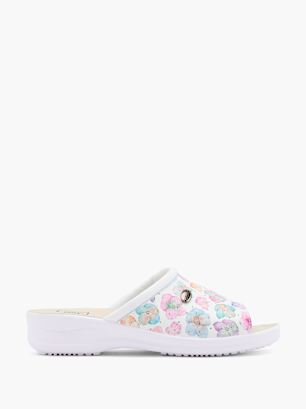 Easy Street Zapatillas de casa abiertas Blanco