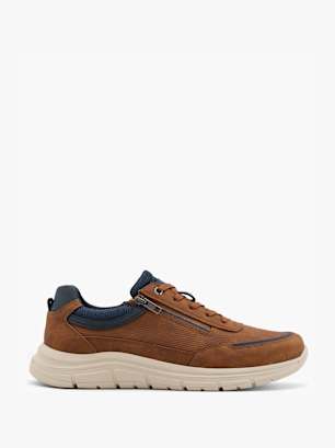 TOM TAILOR Pantofi low cut Coniac