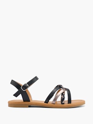Graceland Sandalias Negro