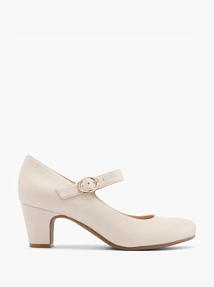 Graceland Spangenpumps Offwhite