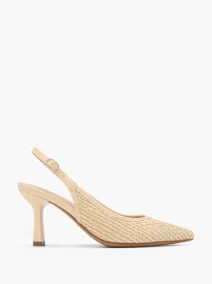 Catwalk Slingback salonke Bež