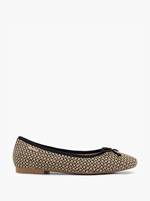 TOM TAILOR Ballerina Svart