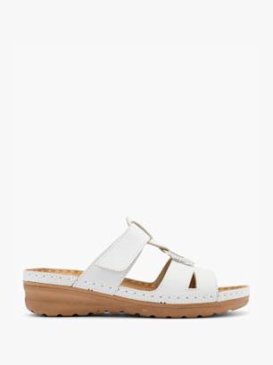 Easy Street Zapatillas de casa abiertas Blanco