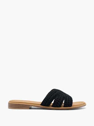 Graceland Slip in sandal Sort