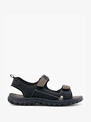 AM SHOE Sandale Crna