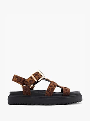 Buffalo Heeled sandal Brown