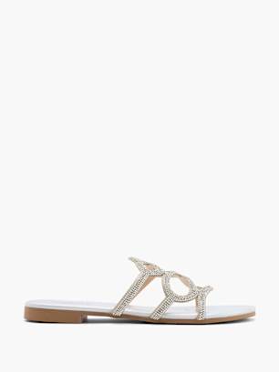 Catwalk Slip-in sandal Silver