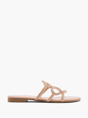 Catwalk Slip in sandal Guld
