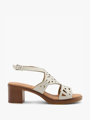 Graceland Sandalo con tacco Beige