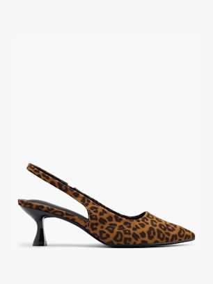 Catwalk Slingback heel Brown