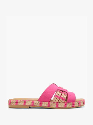 Graceland Flache Pantolette Fuchsia