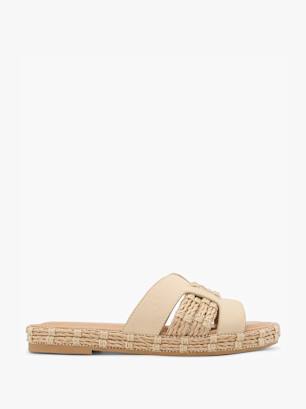 Graceland Slip in sandal Beige