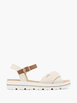 TOM TAILOR Sandale Ecru