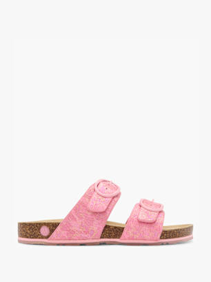 elefanten Tieffuß Pantolette Fuchsia