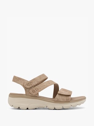Skechers Natikači za bazen Taupe