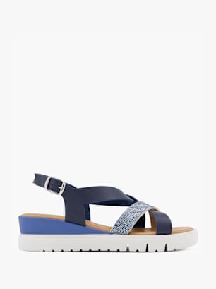 Graceland Sandalo con tacco Blu