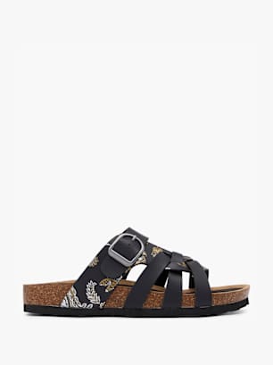 Björndal Zapatillas de casa abiertas Negro