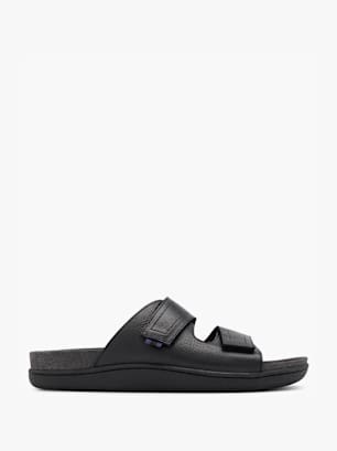 Gallus Flache Pantolette Schwarz