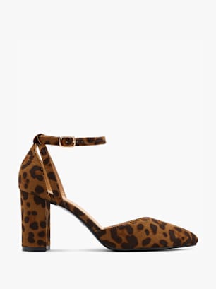 Graceland Tacones con hebilla Beige