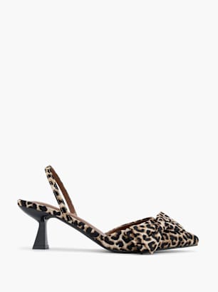 Catwalk Slingback salonke Smeđa