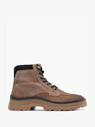 CAFE MODA Bottes à lacets Beige