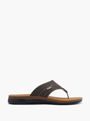 Memphis One Chinelo separador de dedos Castanho