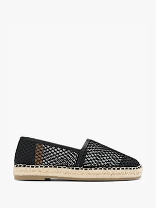 Graceland Espadrille Schwarz
