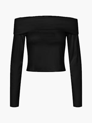 PIECES Longsleeve Schwarz