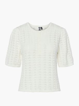 PIECES T-Shirt Weiß