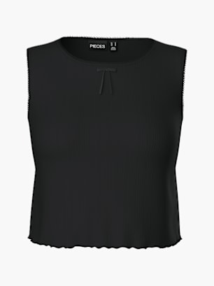 PIECES Top Schwarz