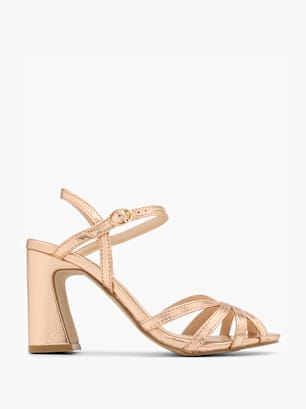 Claudia Ghizzani Højhælet sandal Champagne