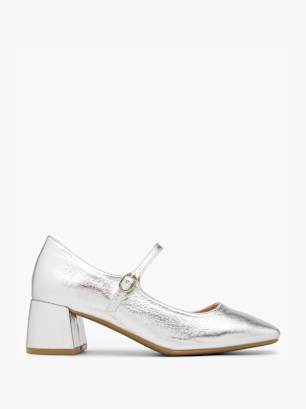 Claudia Ghizzani Spangenpumps Silber