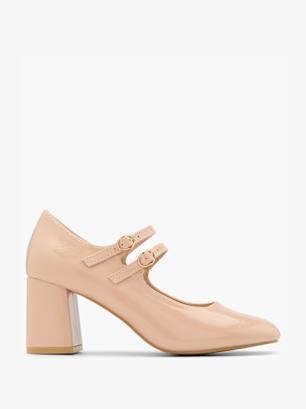 Claudia Ghizzani Pump med spänne Nude